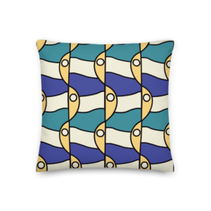 Decorative Contemporary Premium Pillow / Pillowcase 18x18 or 22x22