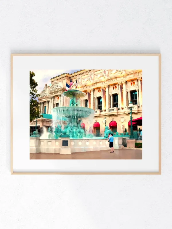 Vegas Paris Cafe, France - Fine Art Print, Giclée, Unframed, 8x10" or 16x20"