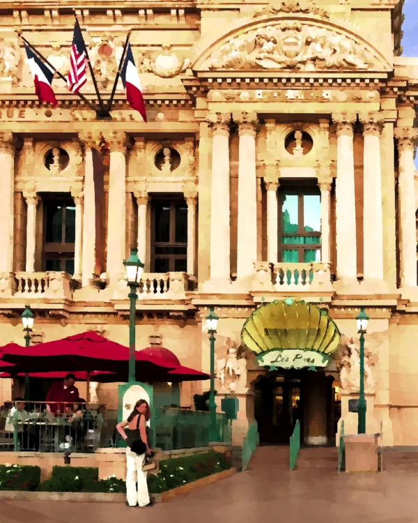 Vegas Paris Square - Fine Art Print, Giclée, Unframed, 8x10" or 16x20"