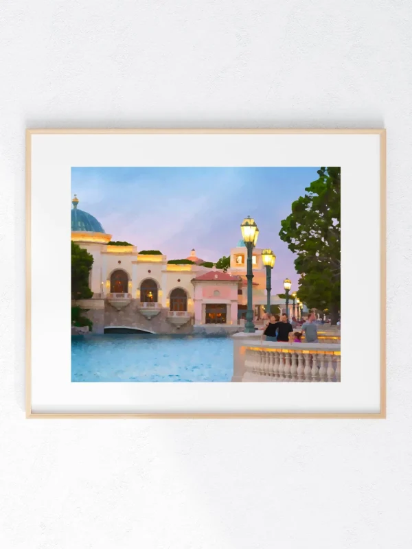 Vegas Tuscan Balconies, Italy - Fine Art Print, Giclée, Unframed, 8x10" or 16x20"