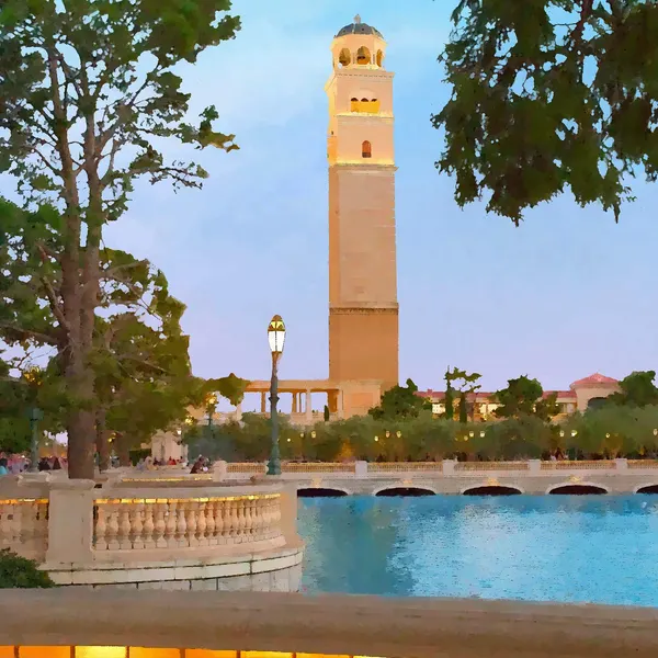 Vegas Tuscan Tower, Italy - Fine Art Print, Giclée, Unframed, 8x10" or 16x20"