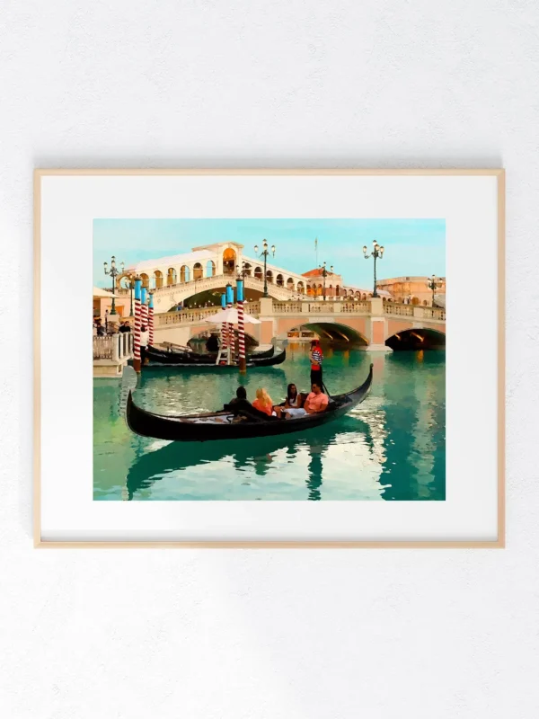 Vegas Venice Grand Canal - Fine Art Print, Giclée, Unframed, 8x10" or 16x20"