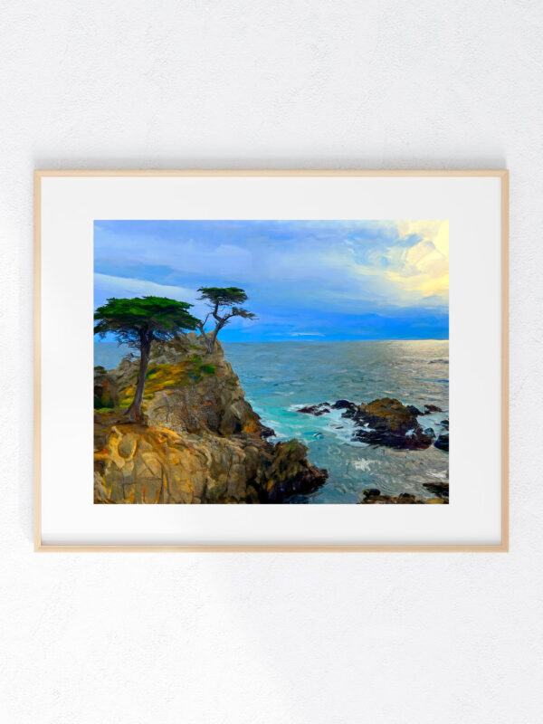 The Lone Cypress - Fine Art Print, Giclée, Unframed, 8x6 in or 12x9 in
