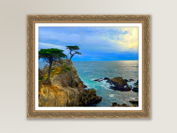 The Lone Cypress - Fine Art Print, Giclée, Unframed, 8x6 in or 12x9 in