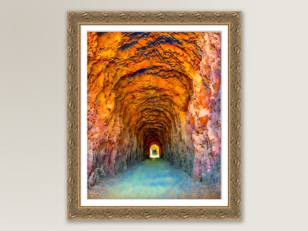 Historic Railroad Tunnel Trail - Fine Art Print, Giclée, Unframed, 8x6 in or 12x9 in